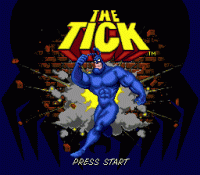 The Tick Super Nintendo  box art